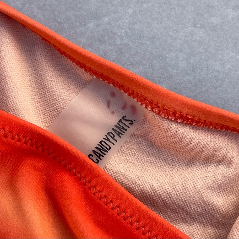 Orange Striped Bikini - Picture 3 of 3